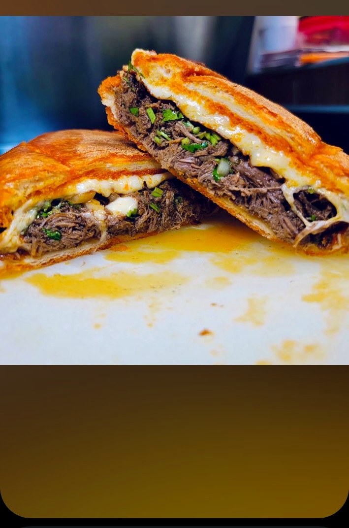 Birria torta