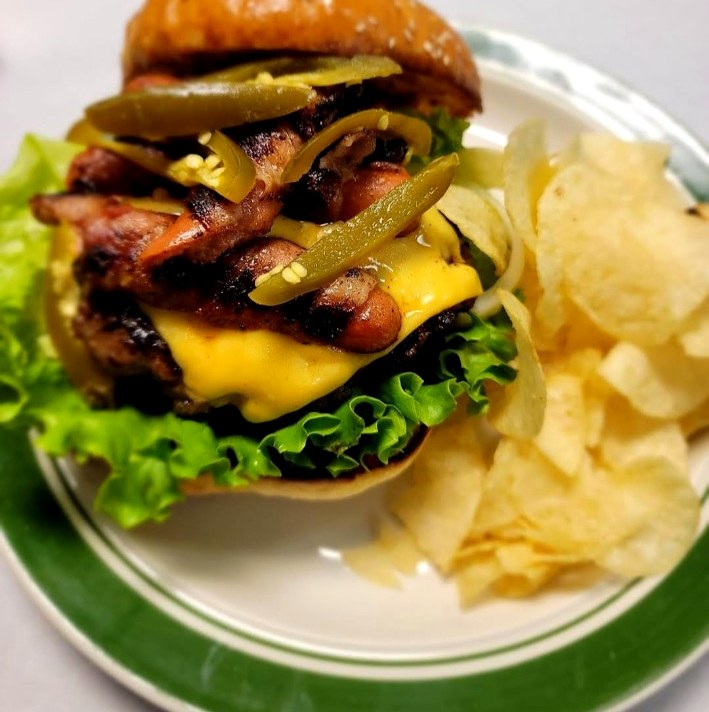 Jalapeño burger